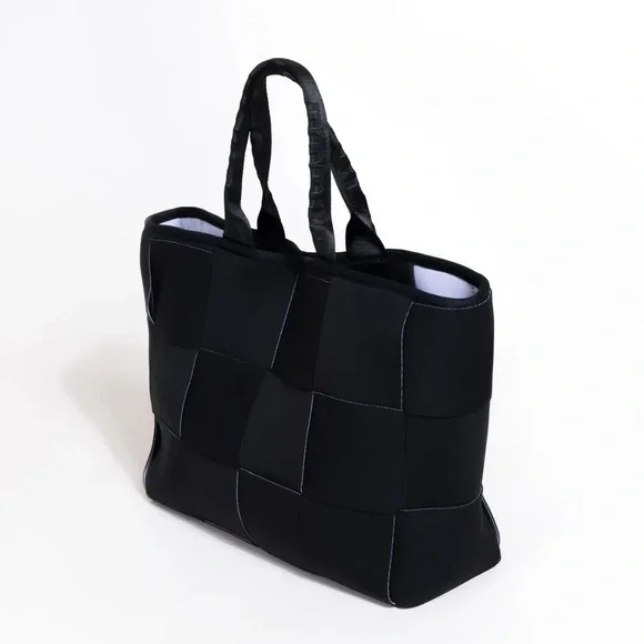 POPUPS ICON TOTE BLACK NEOPRENE PURSE - Picture 2 of 8